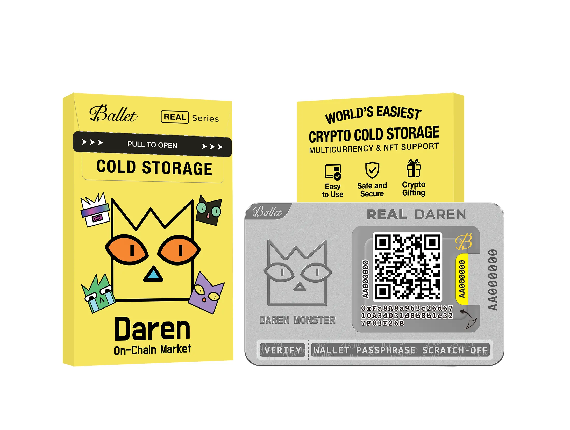 Ballet custom-branded cold storage cards